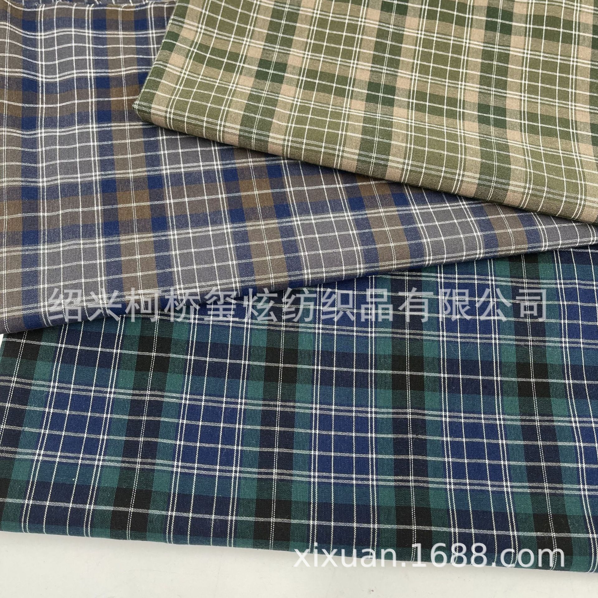 2024年新款全棉格子面料 服装格子布料 男女童装衬衫面料量大从优