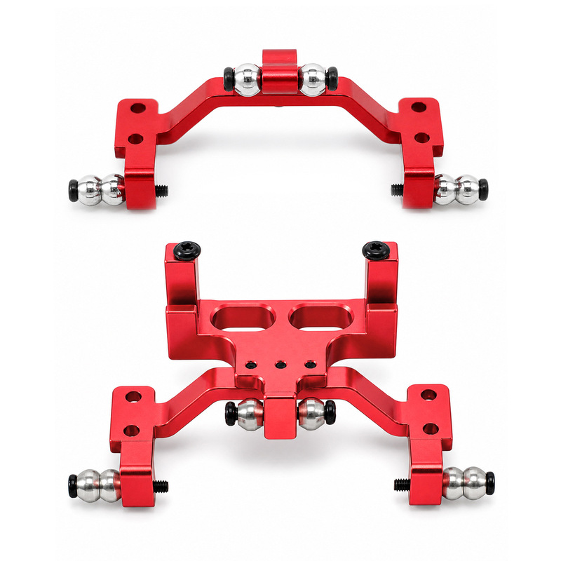Naughty Dragon 1/16 C64 RC Car Metal Upgrade Front and Rear Rod Mounts Servo Fixing Mounts