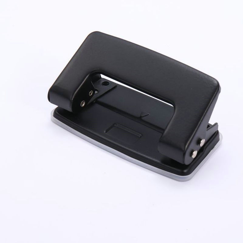 Máquina punzonadora de doble agujero de metal de fábrica máquina punzonadora manual de dos agujeros máquina punzonadora Oficina personalización al por mayor