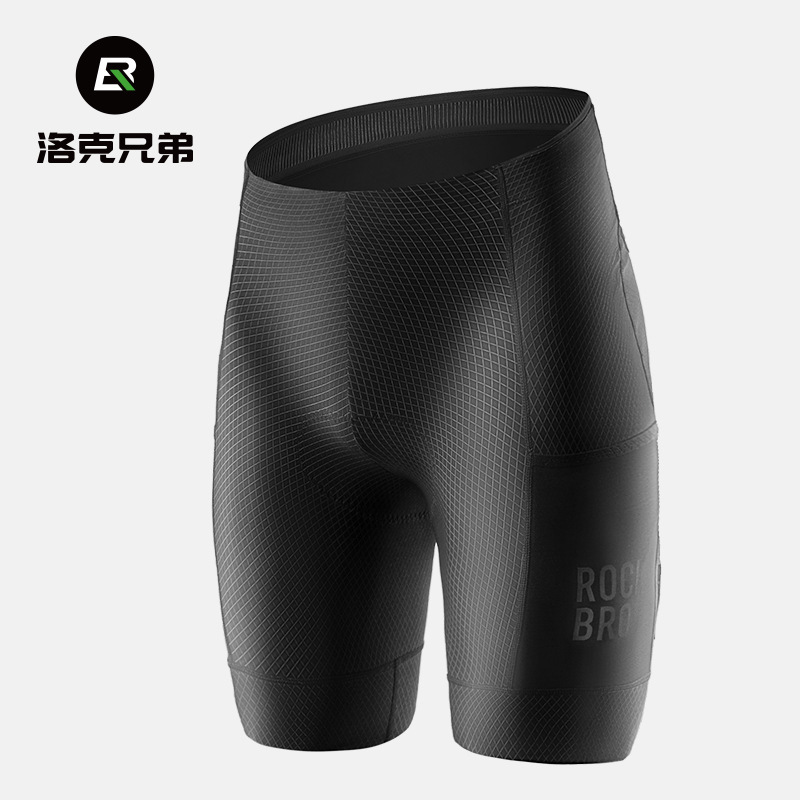 Rock Brothers Cycling Shorts Men's and Women's Road Bike Pants Breathable Sponge Pad Sports Pants Equipment Summer