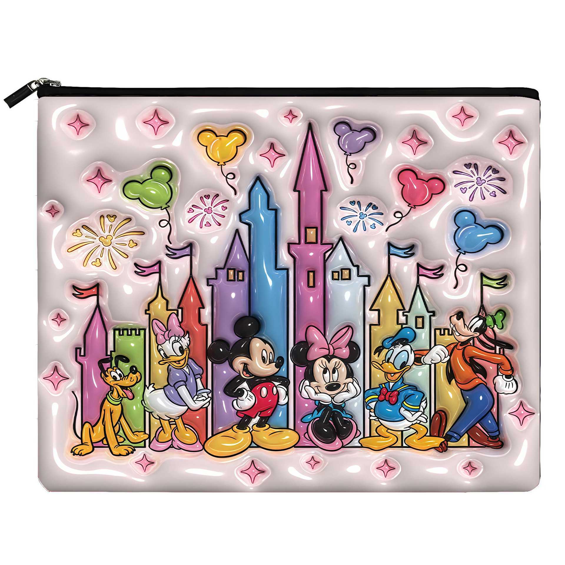 Bolsa de almacenamiento con estampado de dibujos animados de Stitch, éxito de ventas en Amazon, disponible para entrega inmediata, patrón y tamaño personalizables.