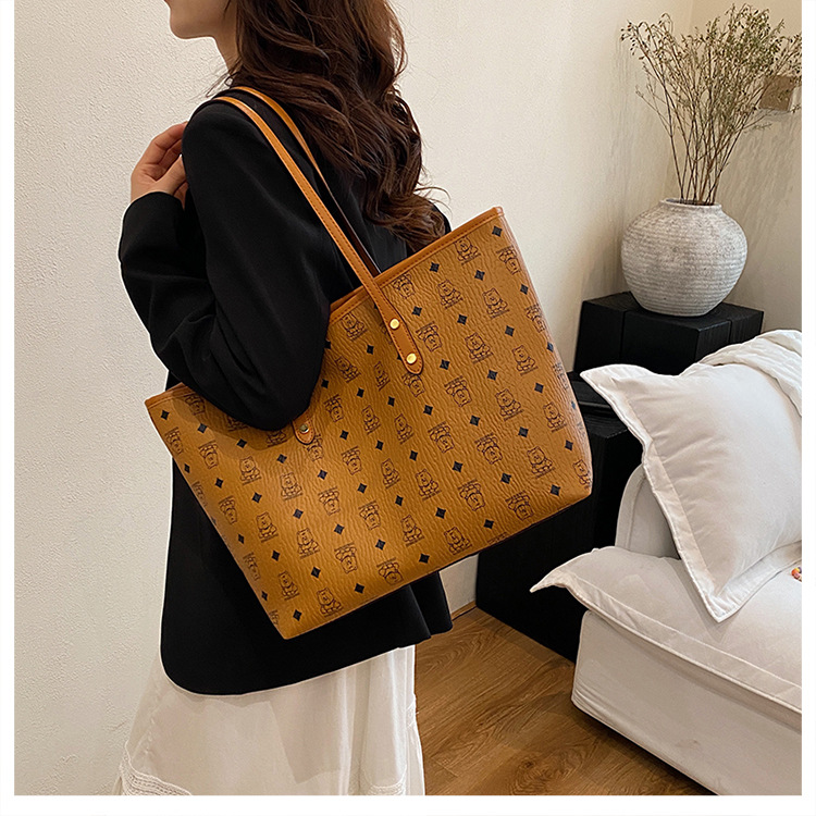 Borsa a secchiello donna stile retro grande capacità_voghion.com