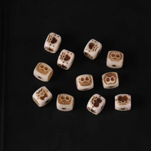 Cow Bone DIY Accessories Handmade Woven Bracelets Necklaces Fashion Accessories Spacer Beads