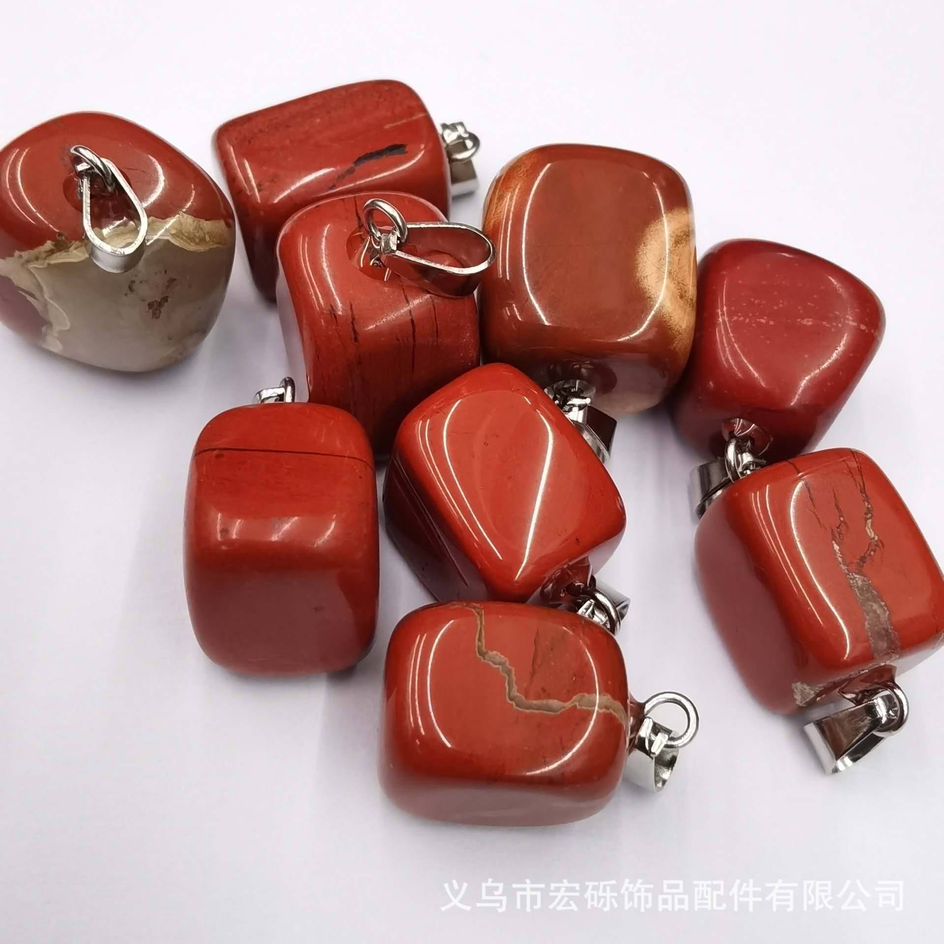 Fábrica directa piedra rodante de cristal de ágata natural irregular irregular colgante amorfo accesorios accesorios accesorios al por mayor