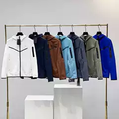 Spot Cross-Border High-Quality Tech Fleece Series Windbreaker Casual Zipper Jacket Men's Style