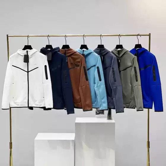 Spot Cross-Border High-Quality Tech Fleece Series Windbreaker Casual Zipper Jacket Men's Style
