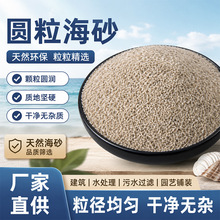 供应圆粒沙儿童娱乐用圆粒无尘海砂 人造沙滩细沙 质感圆粒无尘沙