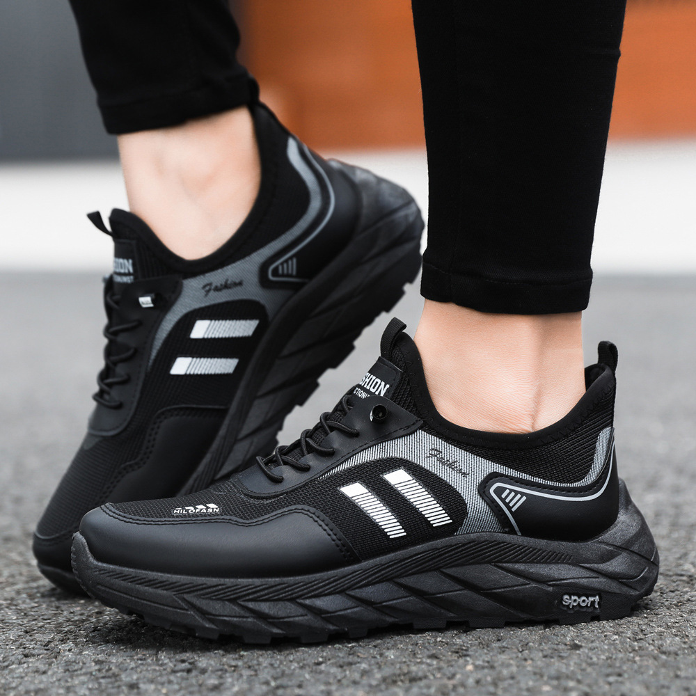 Modas nuevas zapatos de pareja de moda, zapatos deportivos de tendencia, zapatos casuales, zapatos de suela suave, zapatos de vibración transfronterizos