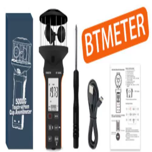 跨境热卖 5000G风速仪手持风向风速测试仪一体式风速计批发