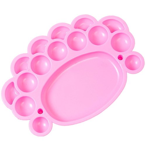 Large, medium and small plum blossom paint palette palette acrylic watercolor gouache art paint palette