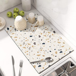 简约厨房台面沥水垫家用水槽边防桌垫吧台耐脏防烫桌垫餐桌吸水垫