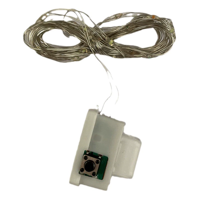 Оптовая продажа световых гирлянд Bobo ball, специальная световая лента для светящихся палочек, 2.3m мигающих декоративных светильников, цветные светодиодные фонари на батарейках