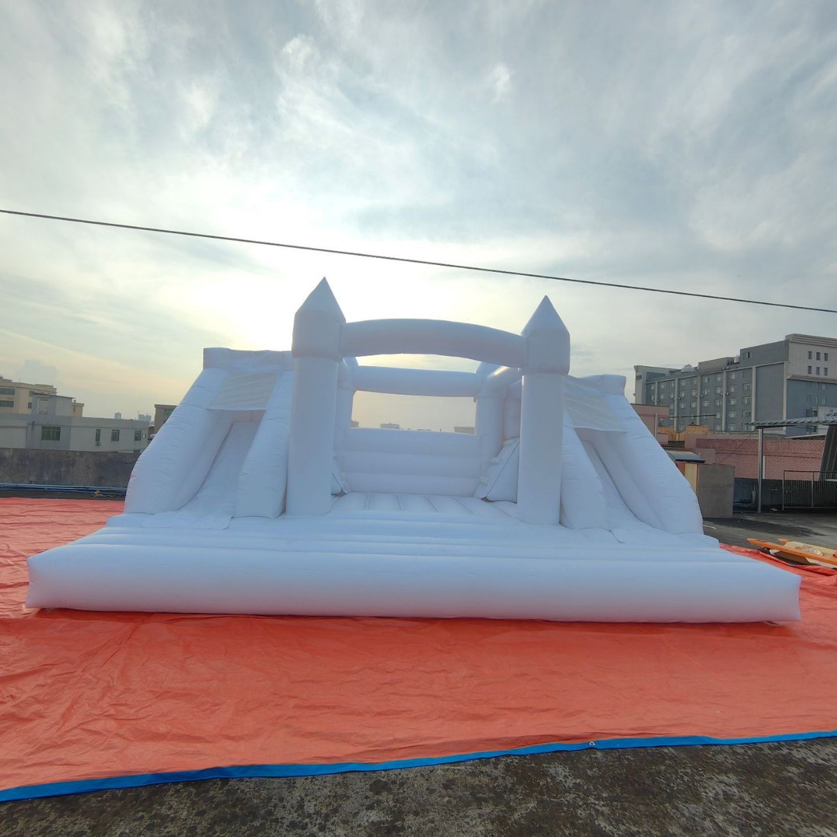 Inflatable children's trampoline