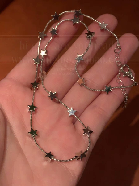 Multiple stars necklace D01-48
