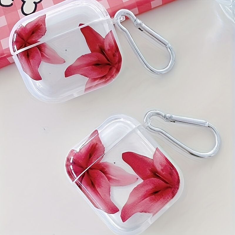 Flower-Style Protective Case, Apple Pro Earphone Case, Second-Generation Wireless Bluetooth 1, Third-Generation AirPods 4 Protective Case