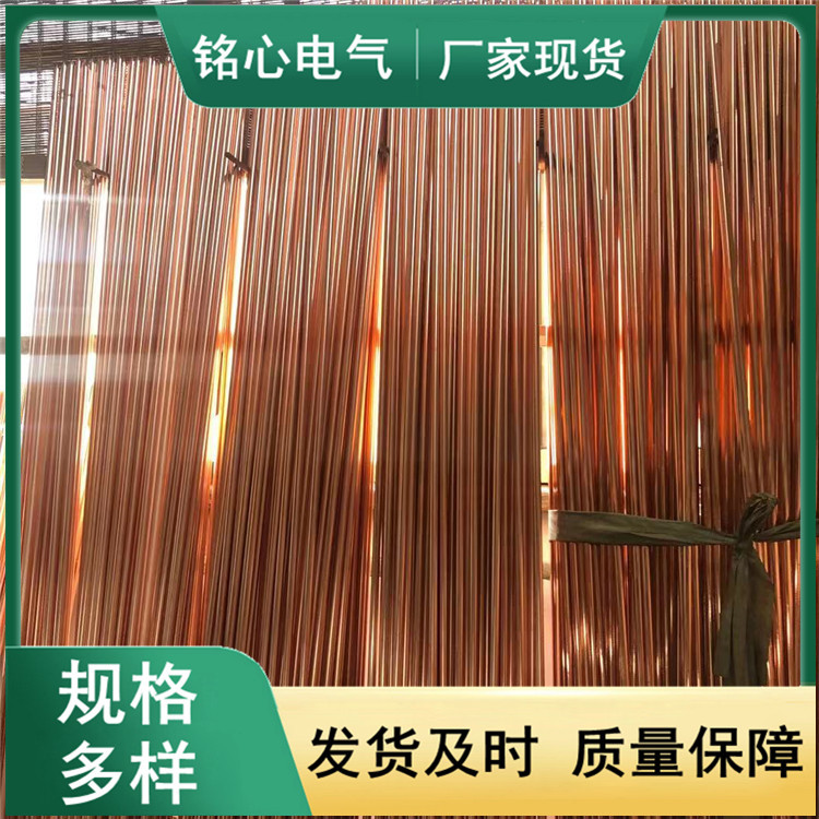 铜包钢接地棒 镀铜接地棒16mm 18mm 20mm镀锡铜接地棒 两头螺纹