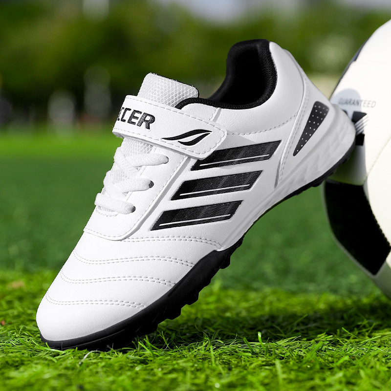Zapatos de Fútbol Infantil con Cierre Adhesivo Transpirable y Ajustable para Entrenamiento image 1