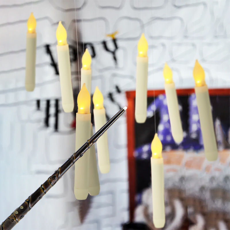 Christmas Scene Decoration Suspended Magic Wand Candle Light Harry Potter Wand Remote Control Led Candle Light Christmas Scene Decoration Suspended Magic Wand Candle Light Harry Potter Wand Remote Control Led Candle Light