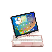 适用新款 iPad 10代10.9寸平板电脑360度旋转带触摸背光蓝牙键盘