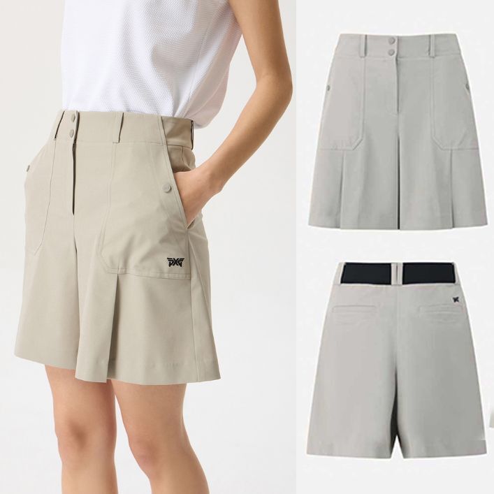Korean Golf Women's Shorts 25 Summer Style Pleated Breathable Simple Outdoor Sports Golf Baseball Clothing Shorts
