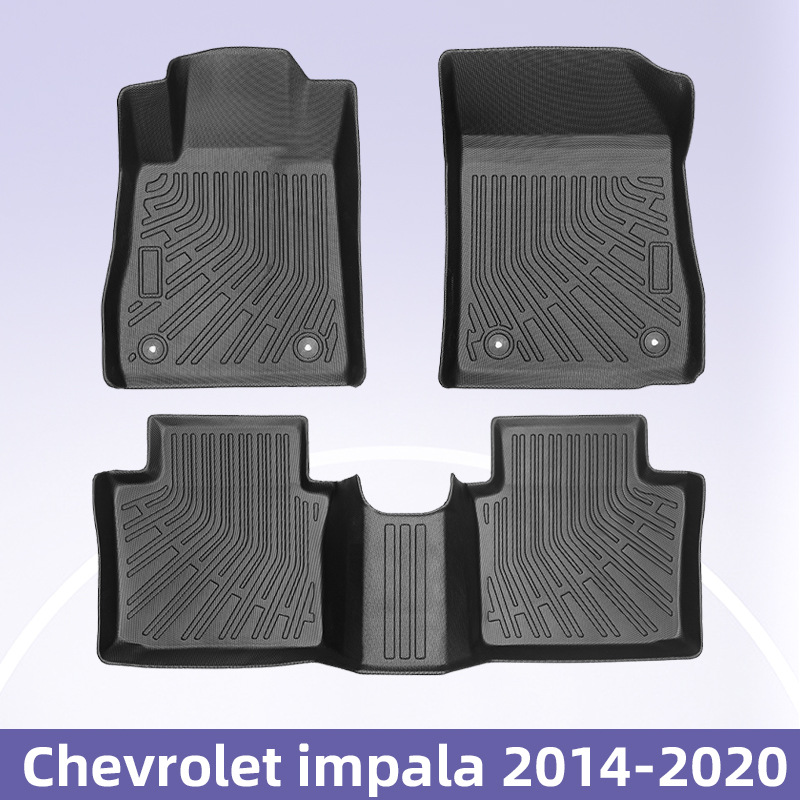 Para Chevrolet Impala 2014 - 2020 TPE Foot Pads 3D All-Weather Material Cojín del maletero