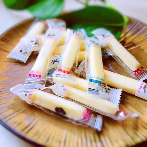 The ideal milk bar for milk, probiotic fermented milk bar, Inner Mongolia dry milk mussels, bulk children's snack milk bar