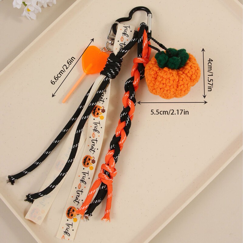 ハロウィンクリエイティブ DIY カボチャ吊りアクセサリー miu ロリポップロープバッグペンダントキーホルダー卸売|undefined