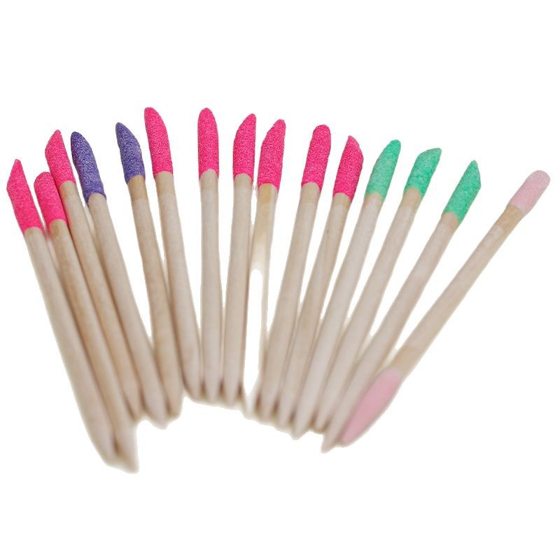 Nuevo transfronterizo de doble cabeza de color chorro de arena barra de madera naranja inclinada molino de corte limpio de la cara de las uñas punto herramientas de perforación de madera al por mayor