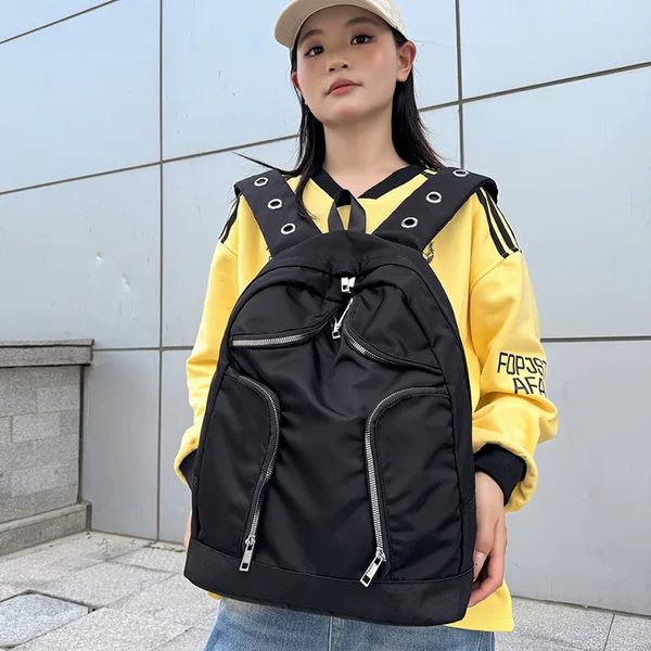Cross-Border Wholesale Backpack Women's Versatile Casual Oxford Cloth New Trendy Fashion Lightweight Travel Outdoor Backpack
