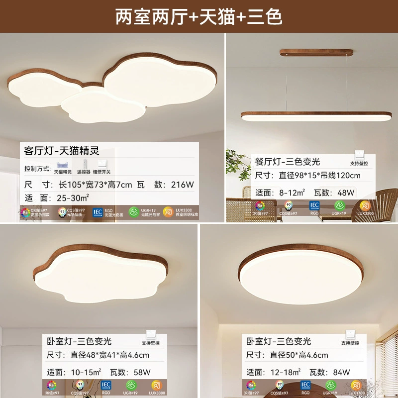 Ceiling light, ultra thin combined lights, eyes protection