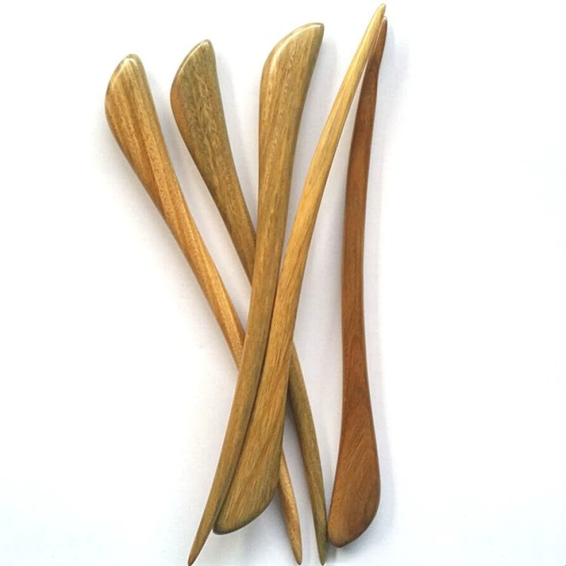 Classic Chinese hairpin sandalwood, ethnic fashionable retro hairgrip, accessory, 10 size, simple and elegant design, ethnic style