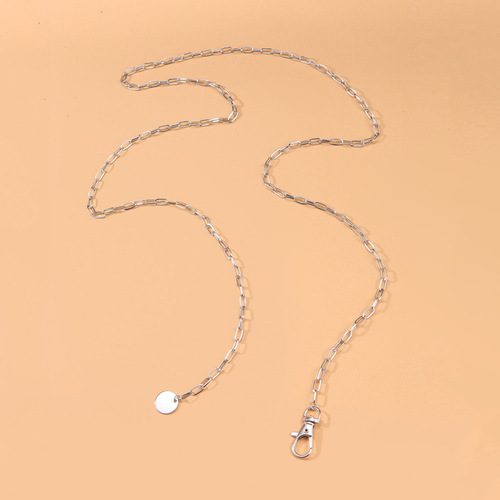 European and American cross-border new product trendy fashion alloy chain pendant waist chain casual sexy simple body chain