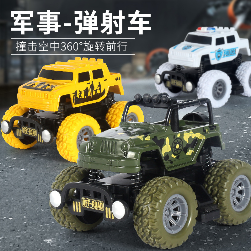 New product collision flip racing stunt car inertia stunt dump car model boy toy car wholesale
