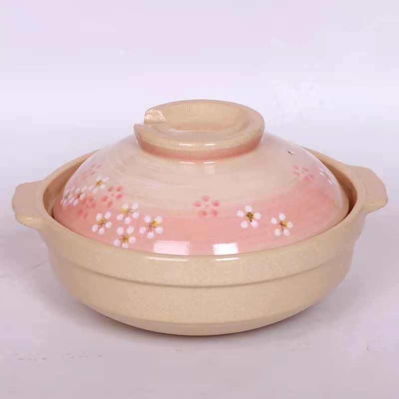 砂锅煲仔饭小号迷你米线沙锅陶瓷陶土家用日式燃气精致小巧高颜值