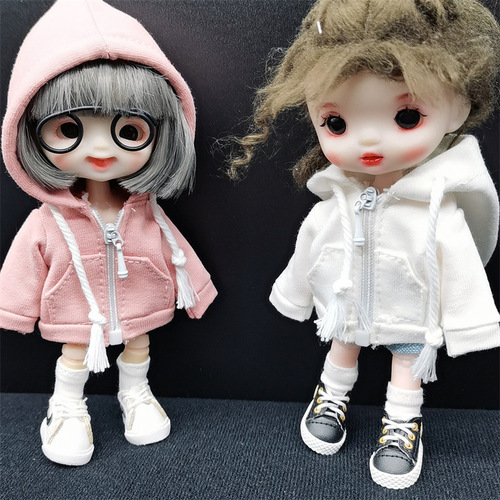 0b11 baby clothes hooded zipper jacket sweatshirt YMY doll clothes 12 points bjd doll jacket discount