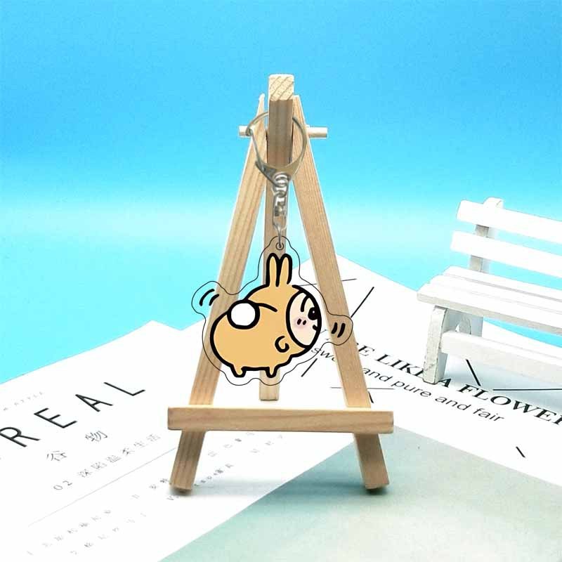 chiikawa ジイカワ ハチ小八 ins 漫画かわいいランドセル小さなペンダントアクリルキーホルダー|undefined