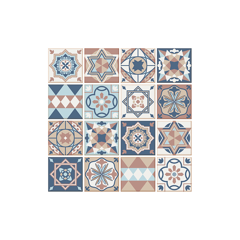 Bohemia Star Pattern Lattice Tile Renovation Stickers display picture 7