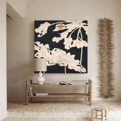 Elegant Black and White Wall Art for Living Room Entrance Foyer Sofa Background Wall Bedroom Bedside Decor