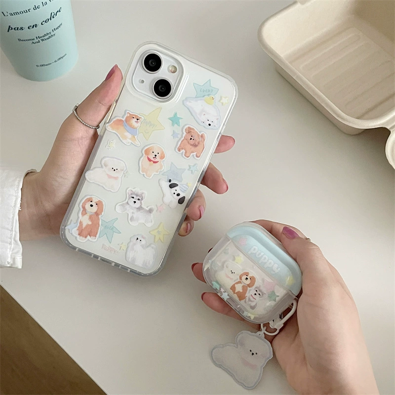 Apple, милые совместимые наушники, iPhone1, беспроводной защитный чехол, набор, 2/3, bluetooth