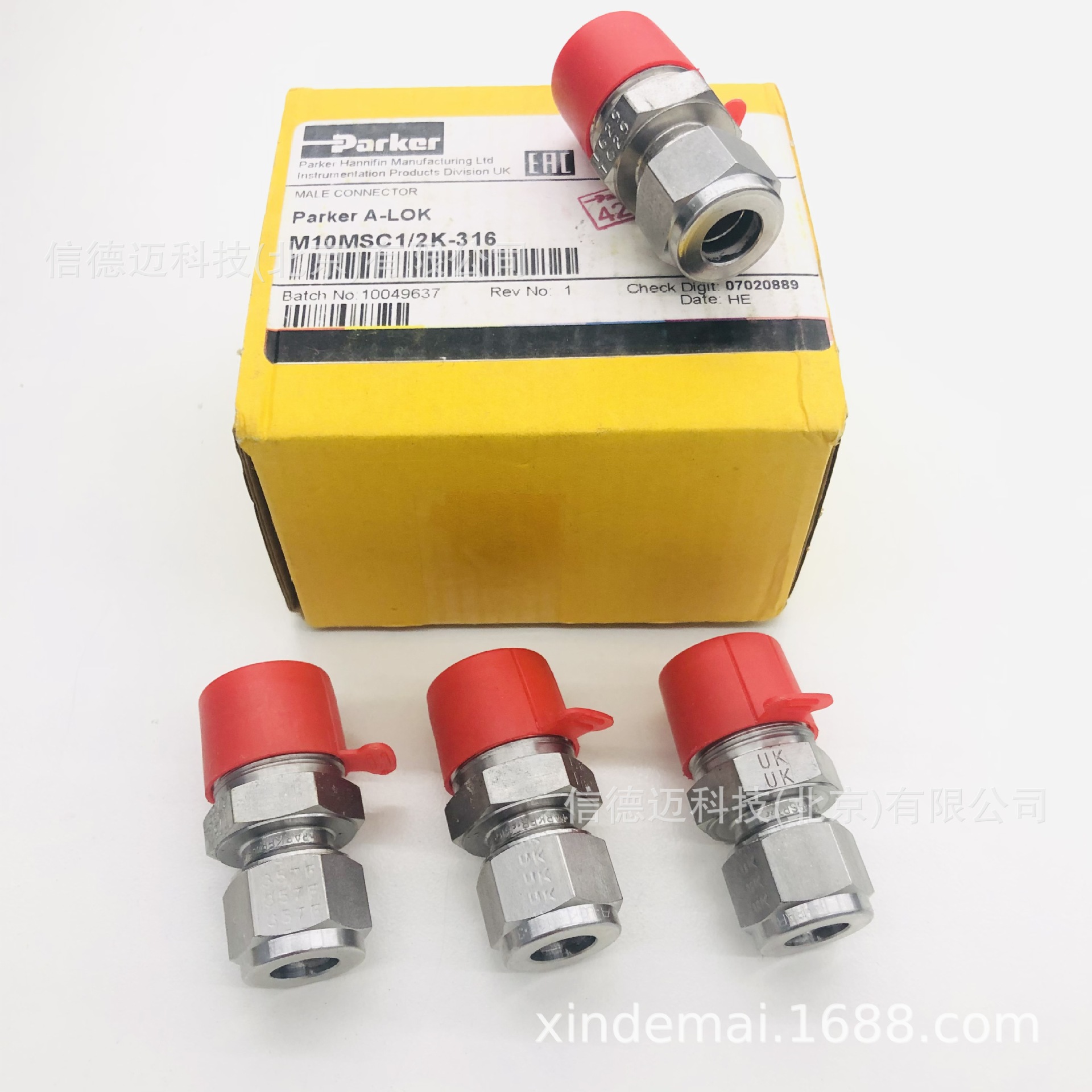 Parker派克 MSCK-BSP卡套接头M10MSC1/2K-316