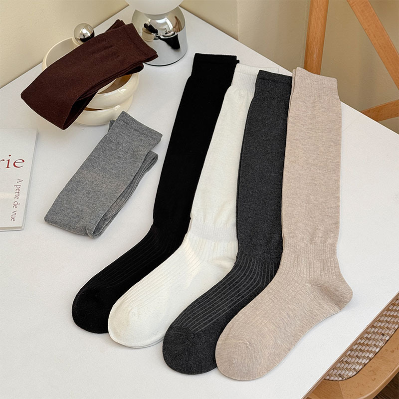 Japanese solid color summer thin socks