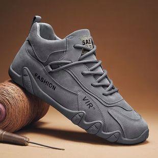 Safety shoes men's shoes spring new breathable board shoes men's construction site work shoes non-slip sports casual board shoes