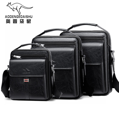 男包单肩包新款斜挎包商务手提包休闲斜跨小背包时尚韩版包包