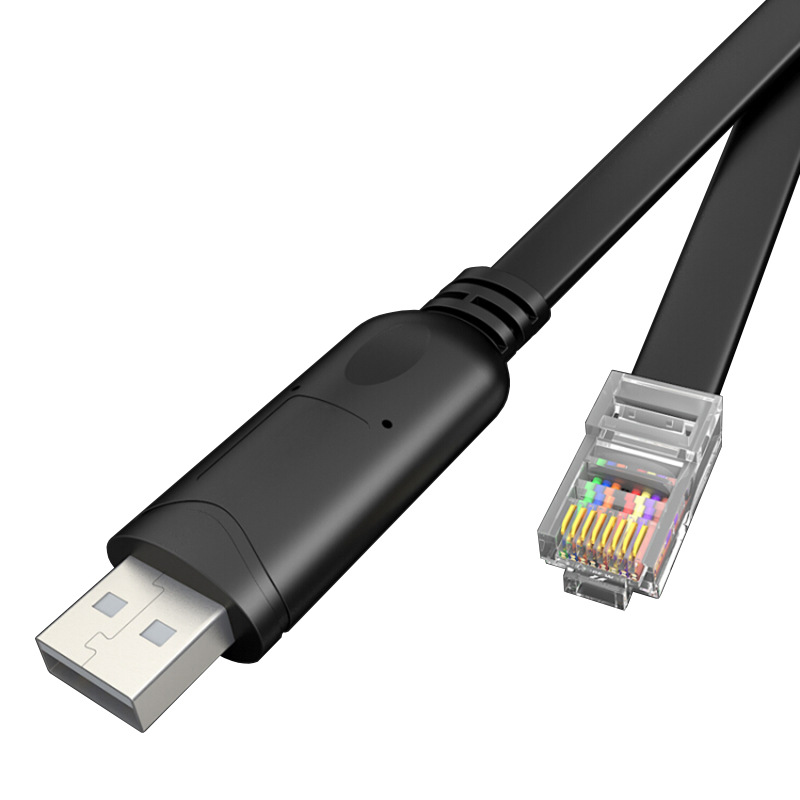 USB转RS485工业串口线RJ45上位机调试线新能源电池储能线A+ B-