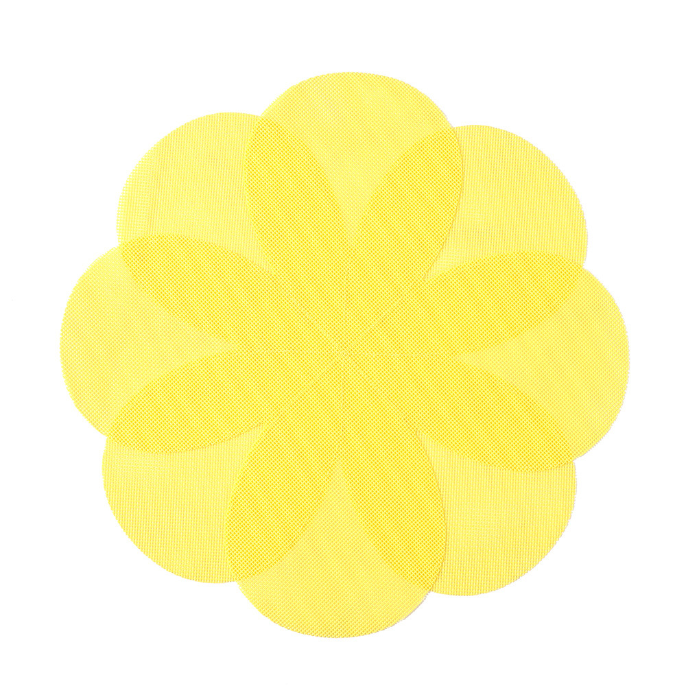 Nuevo tipo de PVC flor doble capa compuesto almohadilla de mesa almohadilla de mesa de mesa de mesa occidental almohadilla de tela almohadilla de mesa para estudiantes de primaria almohadilla de mesa a prueba de quemaduras