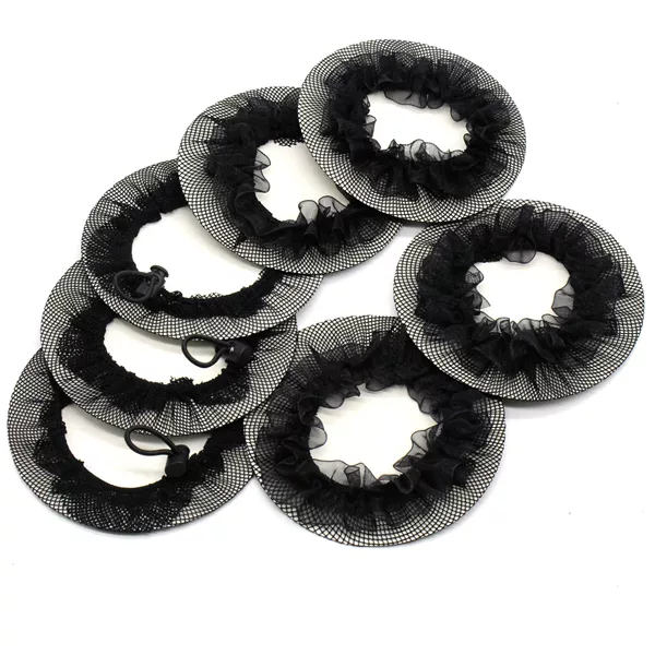Hair Net Women's Summer Art Exam Dance Net Bag Head Flower Professional Flight Attendant Hair Kidsren's Ball Head Hair Iron Headdress