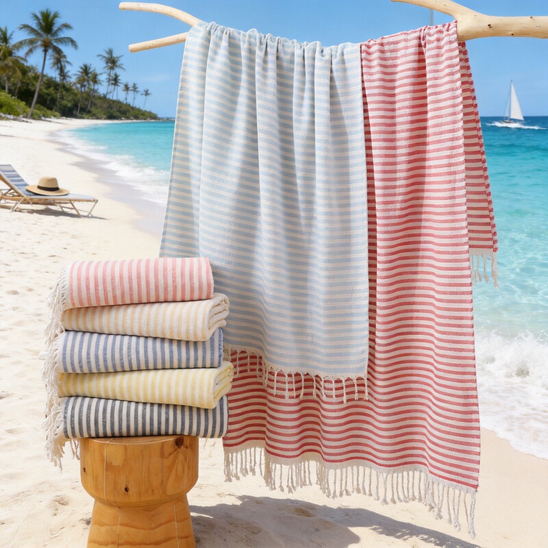 Cross-Border European and American Turkish Tassel Beach Towel Large Size 100*180 Thickeneded Adult Seaside Sun Protection Large Shawl Cross-Border European and American Turkish Tassel Beach Towel Large Size 100*180 Thickeneded Adult Seaside Sun Protection Large Shawl