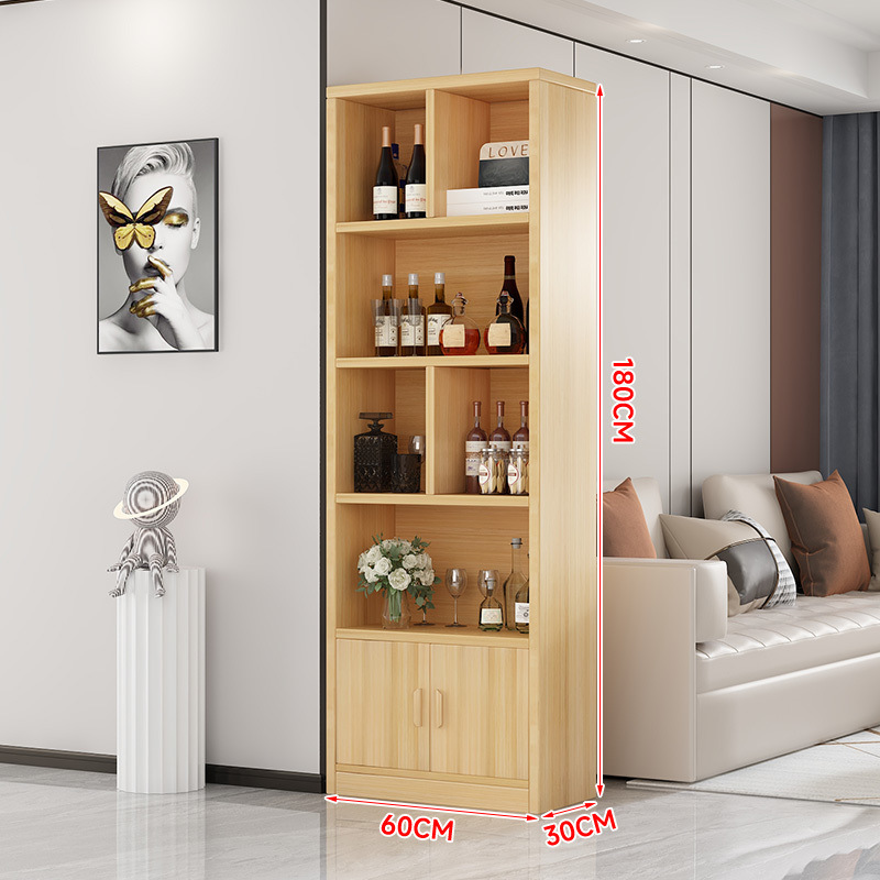 Gabinete de archivos de oficina Gabinete de archivos de madera Gabinete de archivos de madera simple y moderno con puertas Gabinete de almacenamiento multicapa