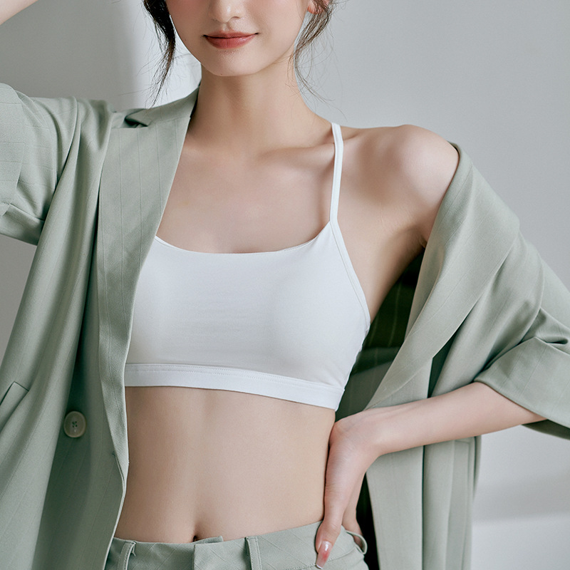 편안한 끈이없는 무테 스포츠 요가 속옷 새로운 스타일이있는 Y 모양의 아름다운 등 서스펜더 그물 레드 브래지어 여성 조끼