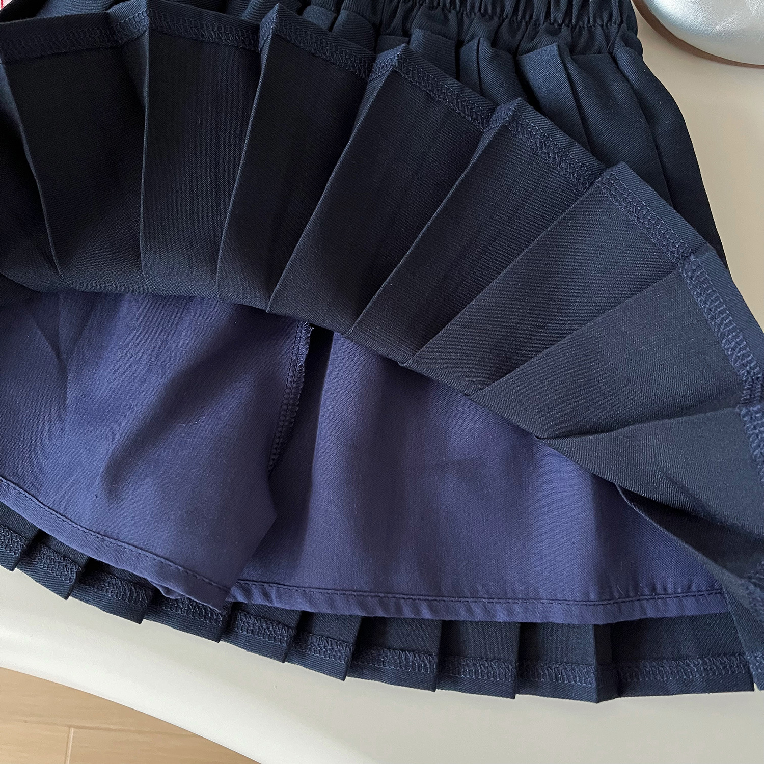 Mädchen Hasen Uniform Set Kurzarmbluse Und Plisseerock_voghion.com